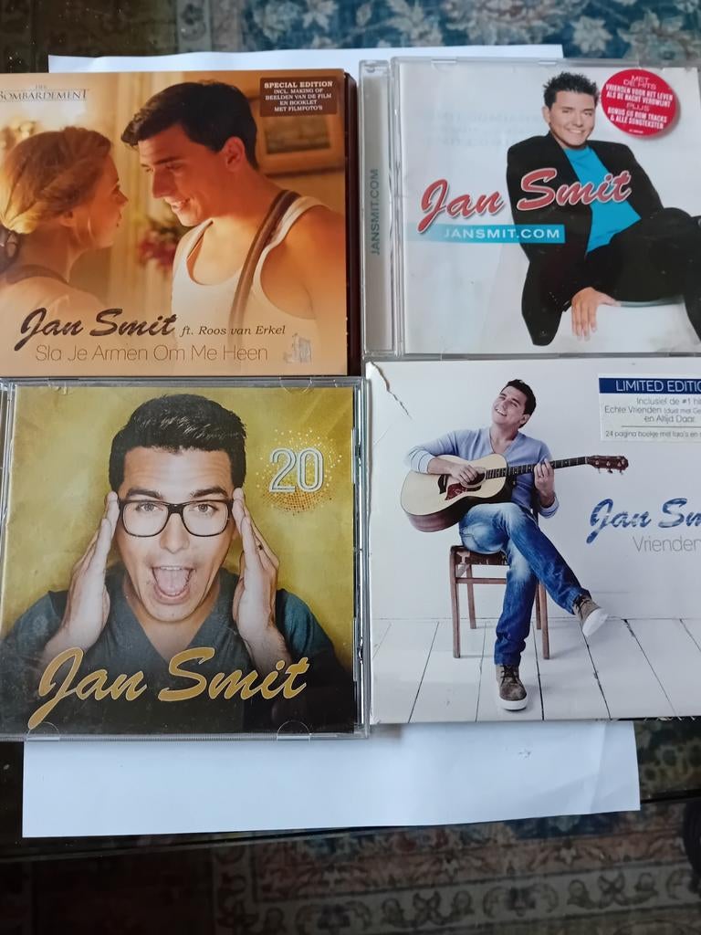 Jan Smit CD's - 13 stuks waarvan paar dubbel, Cd's en Dvd's, Cd's | Nederlandstalig, Verzenden