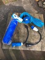 Stroomkabel Camper/Caravan 20m met Verlengstukken & Box, Ophalen, Zo goed als nieuw