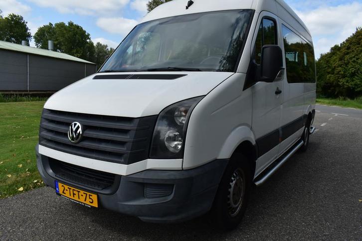 Volkswagen Crafter APK 4-2026 Nw Koppeling L2H2 Airco 9 pers, Auto's, Bestelauto's, Bedrijf, Te koop, ABS, Airconditioning, Alarm