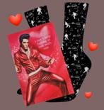 ELVIS PRESLEY SOKKEN  + WENSKAART ELVIS PRESLEY, Ophalen of Verzenden, Nieuw