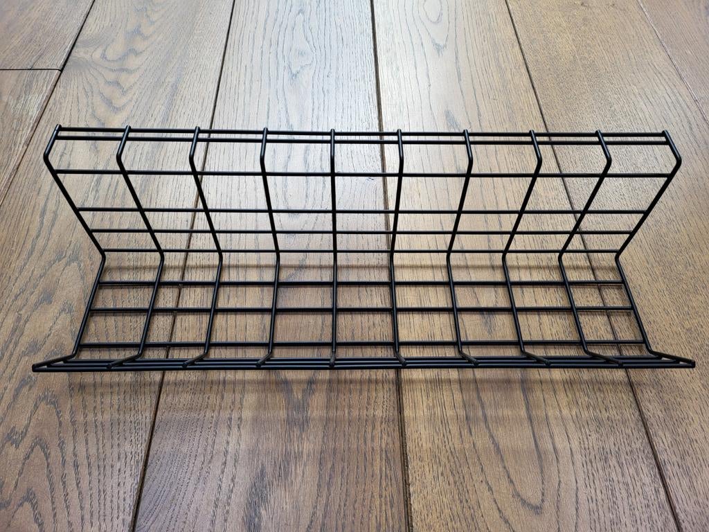 Ijzeren rek / kabelgoot, Ophalen