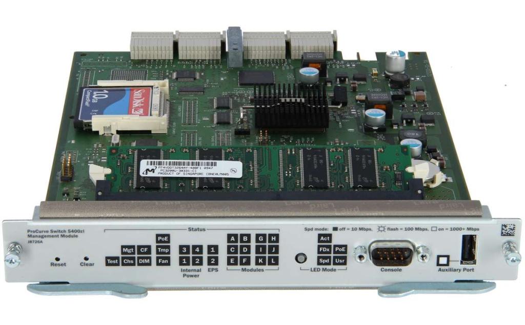 HP ProCurve 5400zl Management Module incl 256MB Flash J8726A, Computers en Software, Netwerk switches