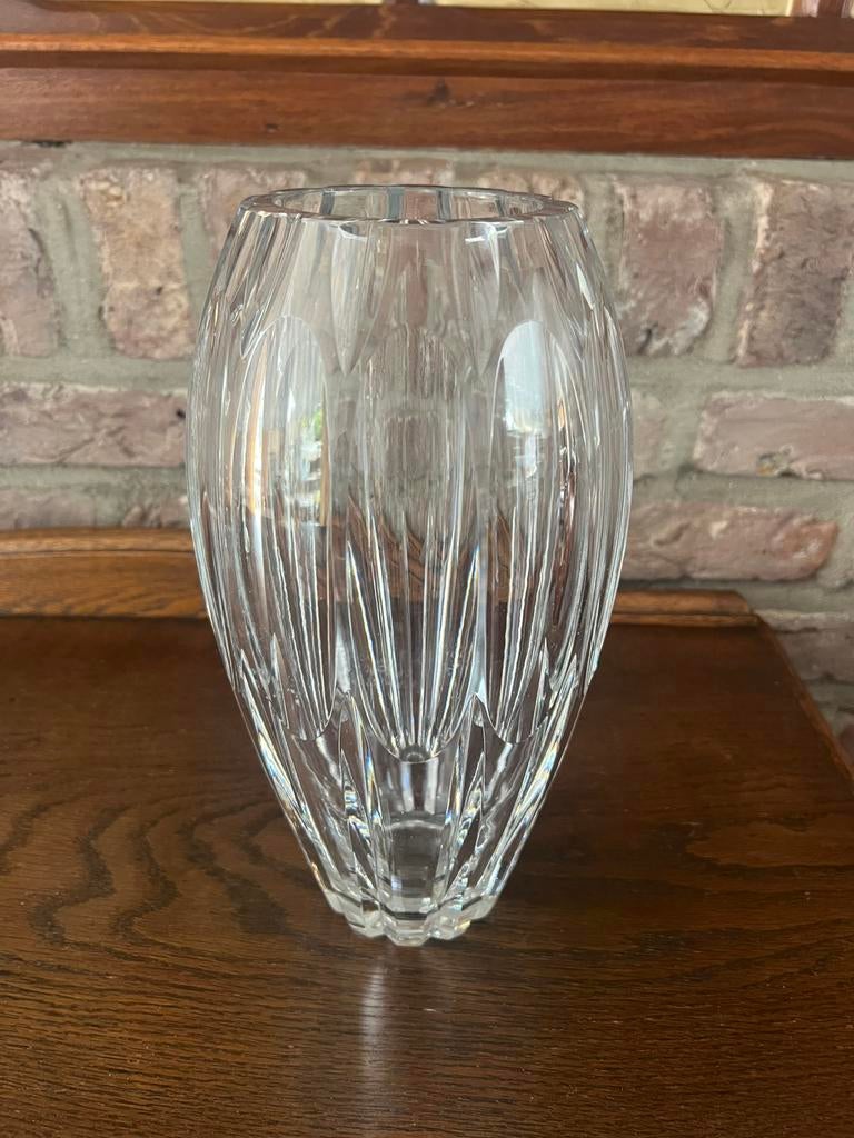 Bloemenvaas kristal, Antiek en Kunst, Antiek | Glas en Kristal, Ophalen of Verzenden