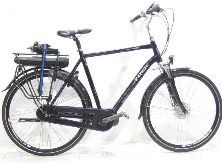 Trek Lm400 blauw heren 60cm 28inch, Fietsen en Brommers, Elektrische fietsen, Gebruikt, Overige merken, 59 cm of meer
