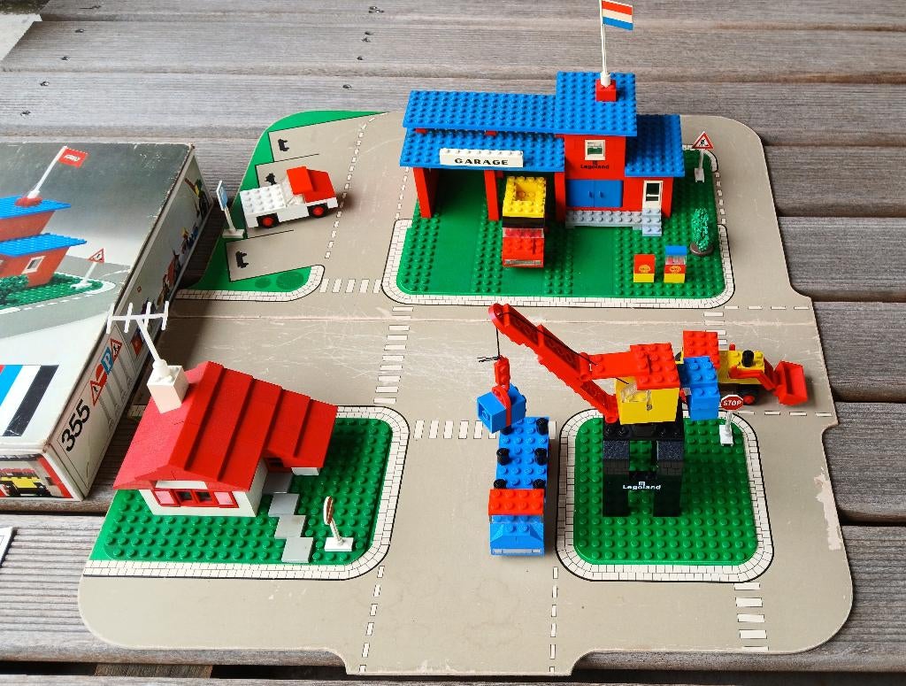 Lego 355 Town Center Set compleet uit 1972, Compleet, Gebruikt, Lego, Ophalen of Verzenden