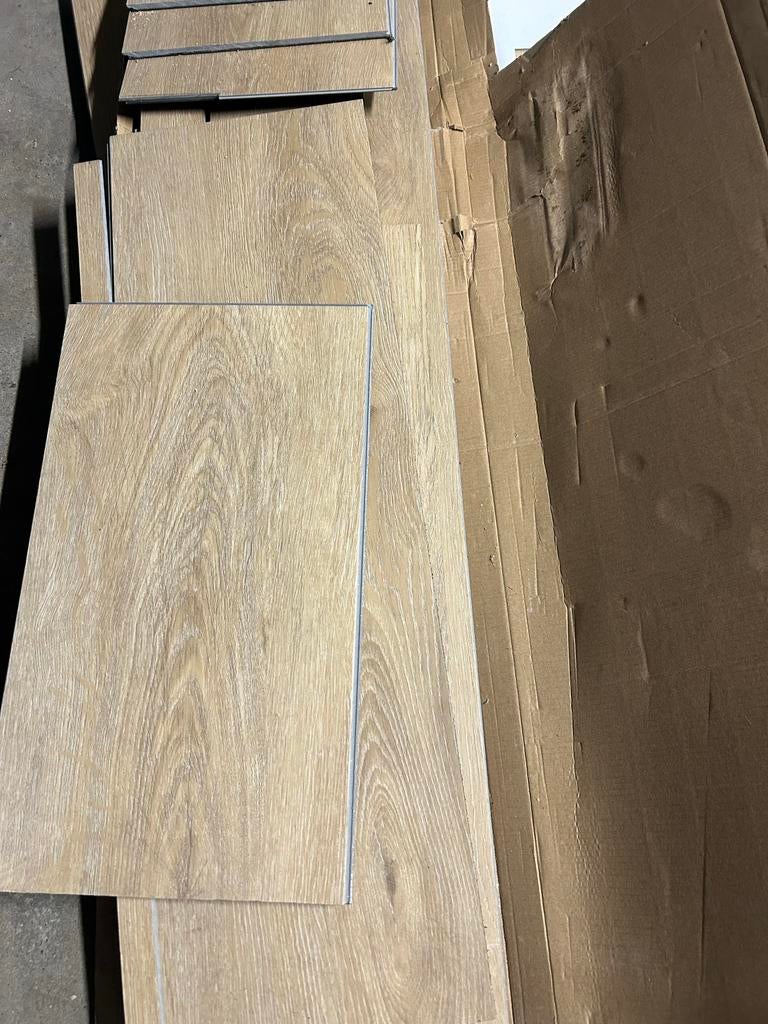 Restpartij Floorlife Fulham Click PVC Parramatta Natural Oak, Bruin, Nieuw, Ophalen of Verzenden, Minder dan 10 m²