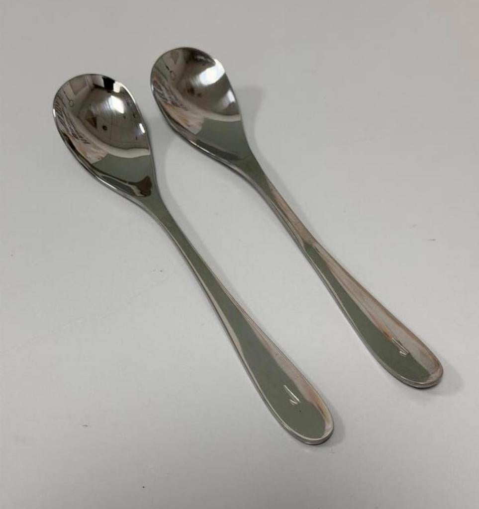 Oneida Reliance lepels 20 cm RVS – set van 2 - late 20e eeuw, Antiek en Kunst, Antiek | Bestek, Ophalen of Verzenden