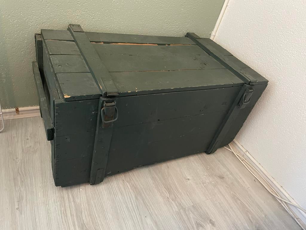 Houten kist, Ophalen, 50 tot 100 cm, Zo goed als nieuw, Minder dan 50 cm