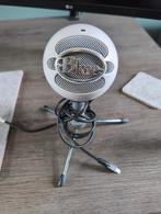 Blue Snowball iCE USB Microfoon - Wit, Ophalen of Verzenden, Gebruikt, Studiomicrofoon