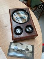 Sterokijker met kaart walvisvaart, Antiek en Kunst, Ophalen of Verzenden