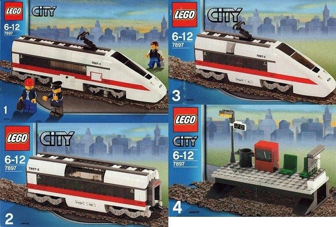 LEGO 7897-1 - Passenger Train, Gebruikt, Lego, Info@lego.nl, Ophalen of Verzenden