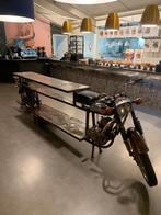 Unieke industriële tafel gemaakt van oude motorfiets, Ophalen