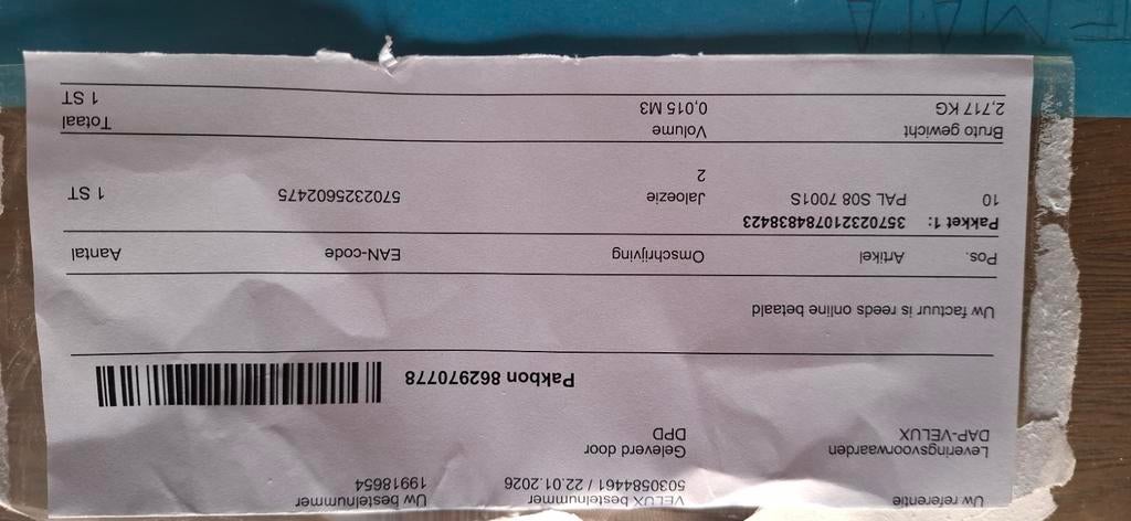 Velux jaloezieën dakraam type GPU S08, Ophalen, 100 tot 150 cm, Nieuw, 50 tot 100 cm
