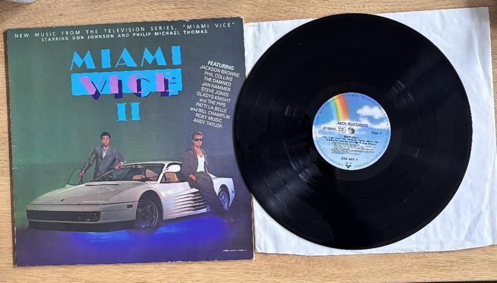 Miami Vice II – label: 254 445-1, Cd's en Dvd's, Vinyl | Pop, Gebruikt, 12 inch, Ophalen of Verzenden