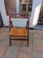 Houten inklapbaar kinderen stoeltje, Ophalen