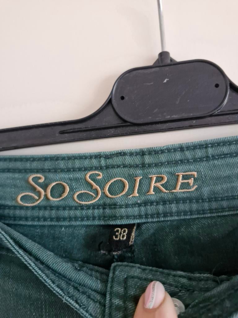 Groene spijkerbroek Maat 38, Kleding | Heren, Grote Maten, Onbekend, Onbekend, Ophalen of Verzenden, Zo goed als nieuw