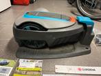 Gardena City Smart Sileno Robotmaaier + Garage, Tuin en Terras, Robotmaaiers, Ophalen of Verzenden, Zo goed als nieuw, Minder dan 20 cm