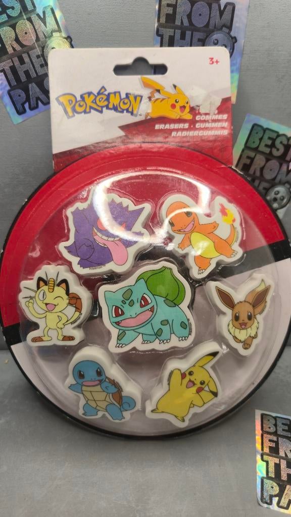 Pokémon Gummen / Radiergummis - Nieuw in verpakking, Kinderen en Baby's, Speelgoed | Actiefiguren, Ophalen of Verzenden, Nieuw