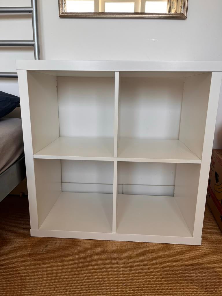 Ikea Kallax kast wit 2x2 vakken, Ophalen, Gebruikt