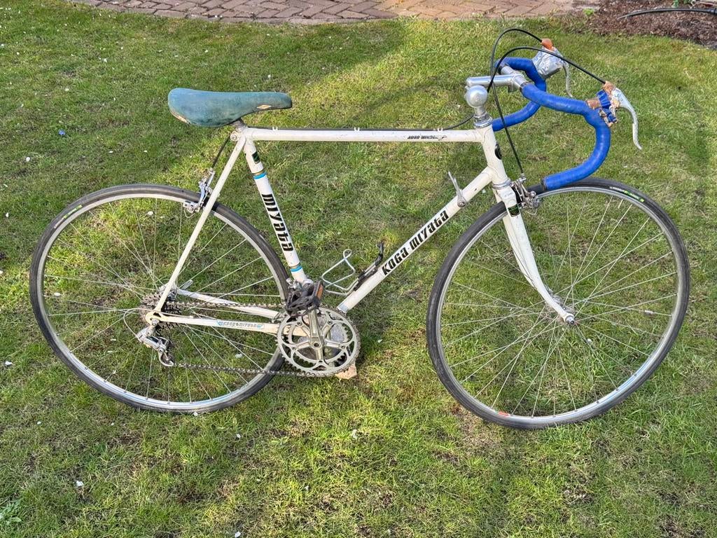 Retro Koga-Myata Roadwinner-S racefiets mt 56, wit parelmoer, Ophalen, Gebruikt, Heren, Overige maten