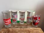 Vintage coca cola glazen, Ophalen of Verzenden, Zo goed als nieuw, Frisdrankglas
