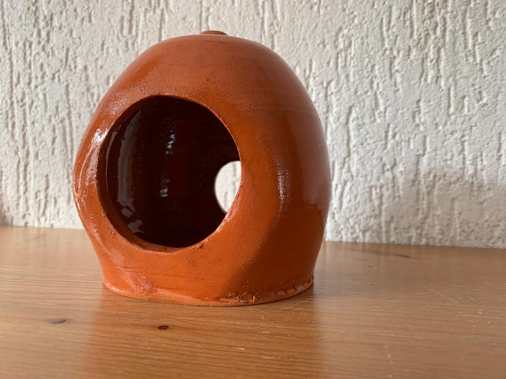 bloempotje, Tuin en Terras, Bloempotten, Rond, Ophalen of Verzenden, Zo goed als nieuw, Balkon