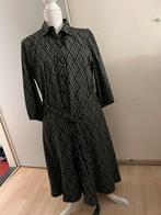 nieuw Nicolette kluijver jurk xl l 40 42 travel groene stof, Maat 42/44 (L), Nieuw, Ophalen of Verzenden, Onder de knie