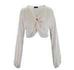 Elisabetta Franchi blouse, Maat 38/40 (M), Wit, Zo goed als nieuw, Elisabetta Franchi