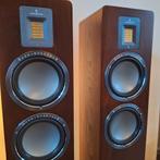 Audiovector QR3 walnoot vloerstaande luidsprekers (set), Zo goed als nieuw, 120 watt of meer, Front, Rear of Stereo speakers, Ophalen