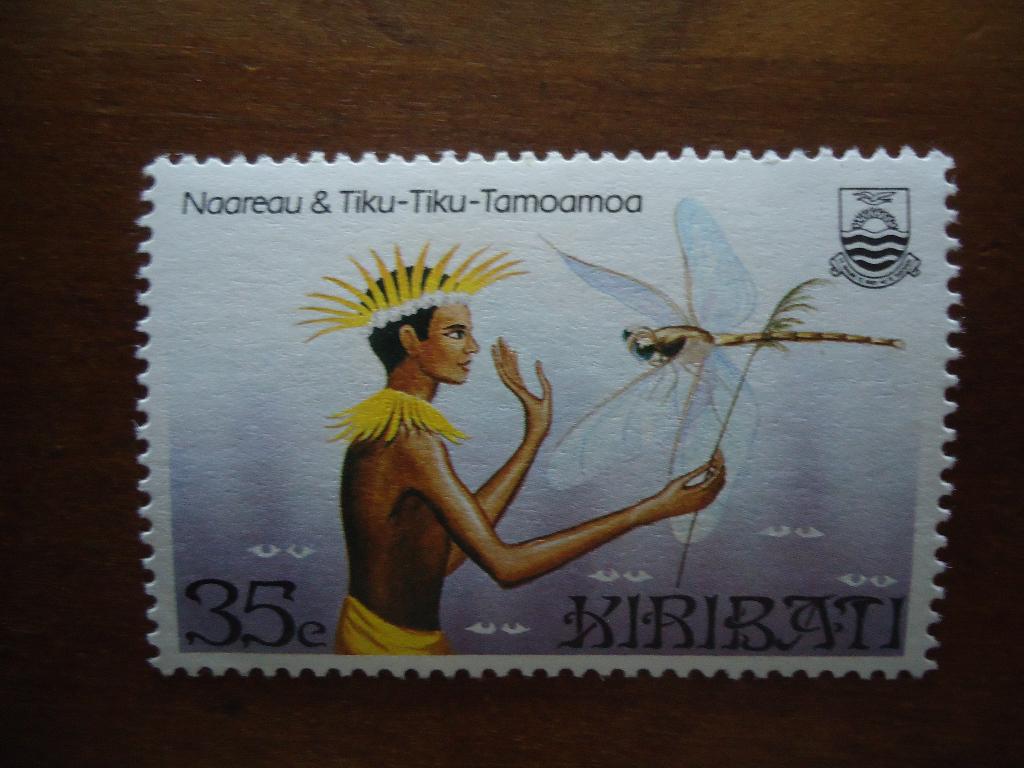 Insect libelle Kiribati 1984, mi. 449 postfris, Ophalen of Verzenden, Postfris, Dier of Natuur