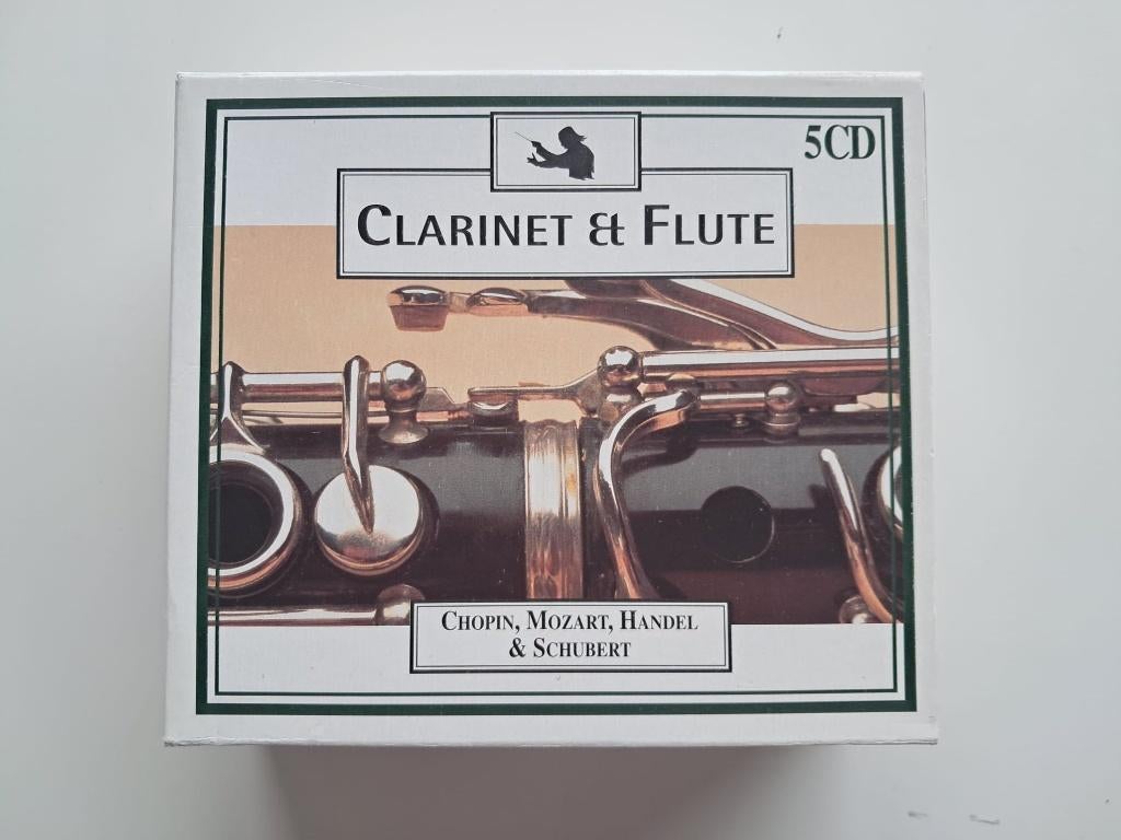 5-cd-box klarinet en fluit, Boxset, Overige typen, Ophalen of Verzenden, Zo goed als nieuw