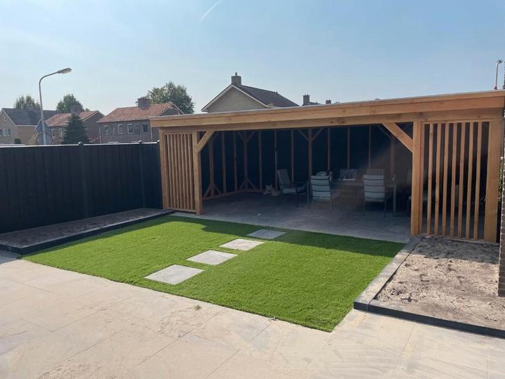 Schutting, tuinhuis, overkapping MAATWERK, Tuin en Terras, Schuttingen, Nieuw, Hout, 1 tot 2 meter, Minder dan 3 meter, Ophalen of Verzenden