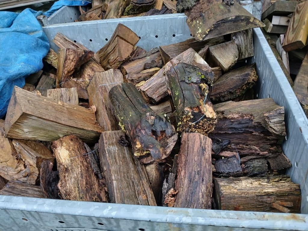 haardhout / kachelhout / stookhout te koop, Tuin en Terras, Haardhout, 6 m³ of meer, Ophalen, Eikenhout, Blokken