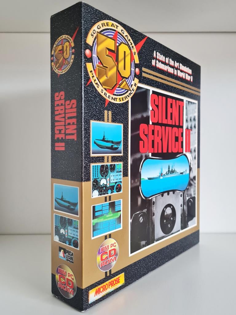 Silent Service II - PC Big Box, 1 speler, Ophalen of Verzenden, Zo goed als nieuw, Vanaf 12 jaar