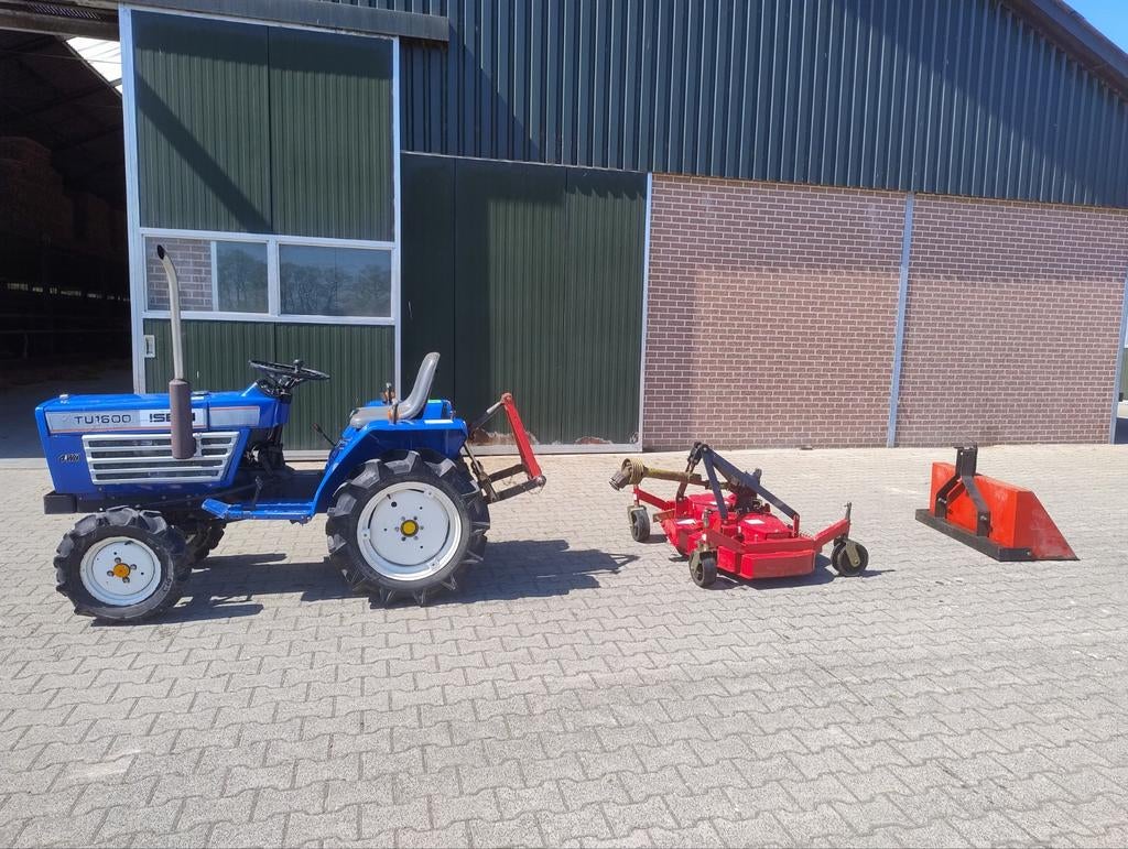 Iseki tu 1600 met pzbak maaier en 3puntbok marge!, Tuin en Terras, Ophalen of Verzenden, Zo goed als nieuw