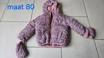 Winterjas maat 80 met wanten, Kinderen en Baby's, Babykleding | Maat 80, Ophalen of Verzenden, Zo goed als nieuw, Meisje, Jasje