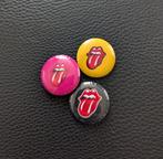 Rolling Stones – 25 mm button – roze, geel, zwart, Ophalen of Verzenden, Nieuw, Overige typen