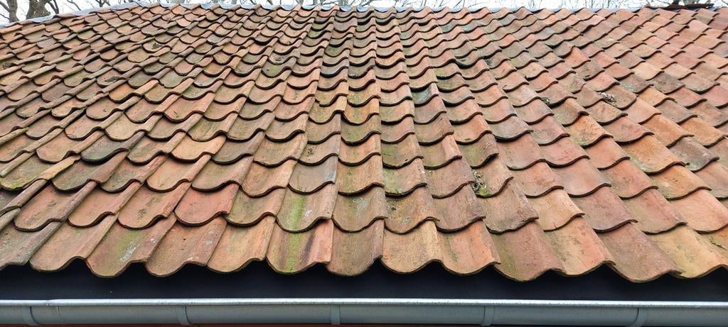 Oud Hollandse dakpannen, Gebruikt, Steen of Klei, Ophalen of Verzenden, 15 m² of meer
