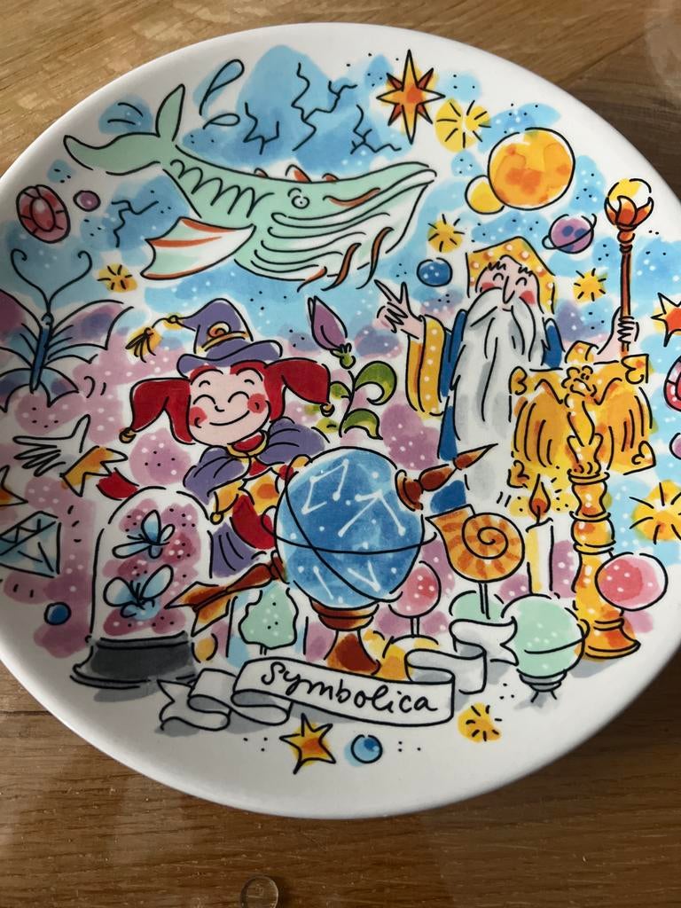 Blond Amsterdam bord Efteling Symbolica, Ophalen of Verzenden, Gebruikt, Gebruiksvoorwerp