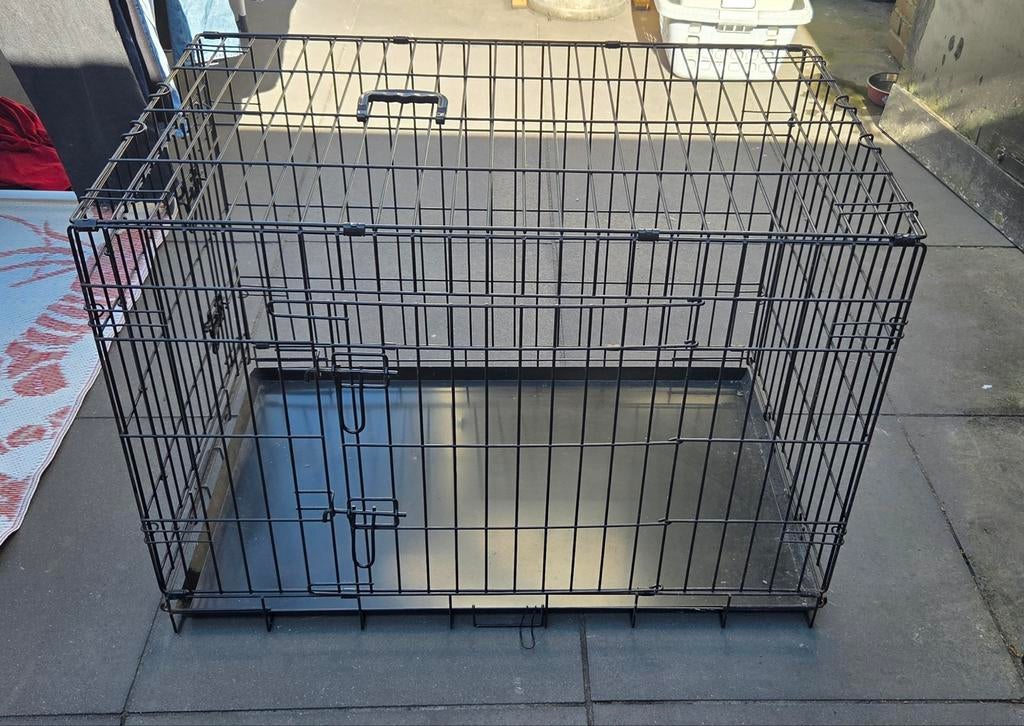 Hondenbench 92x60 cm 66 cm hoog, Dieren en Toebehoren, Hondenbenches, Ophalen, Gebruikt