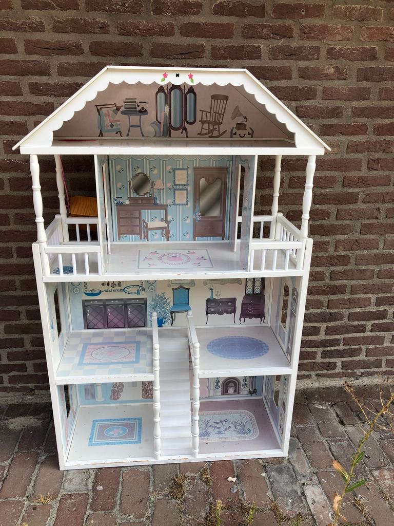 Poppenhuis, Ophalen of Verzenden, Zo goed als nieuw, Poppenhuis