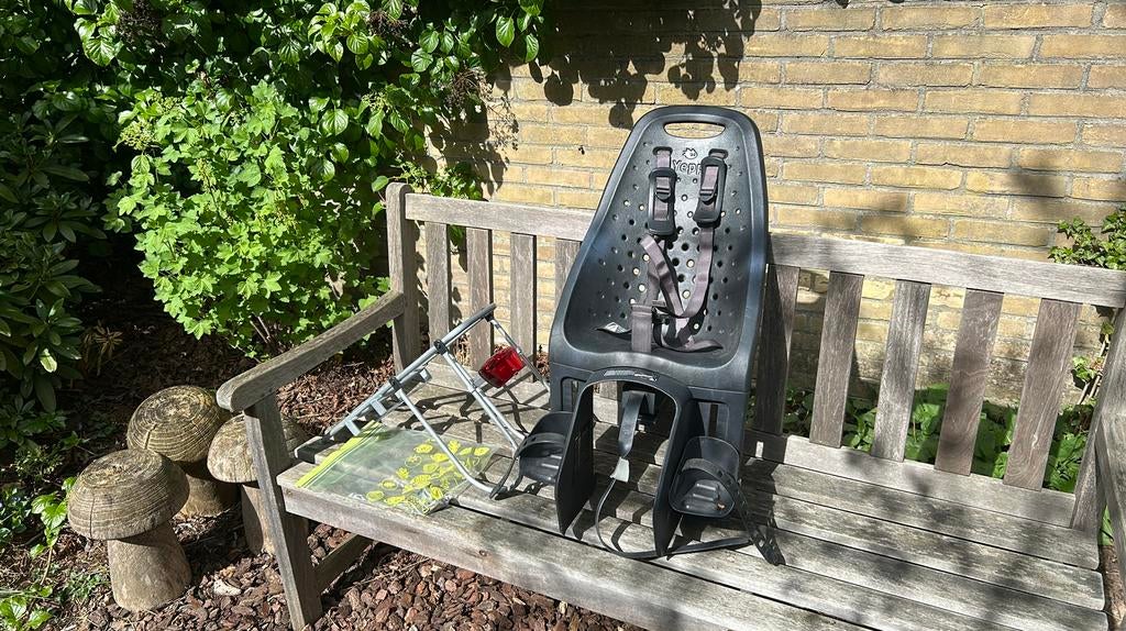 Yepp easyfit carrier XL inclusief achterzitje, Ophalen, Gebruikt, Achterzitje, Voetsteuntjes