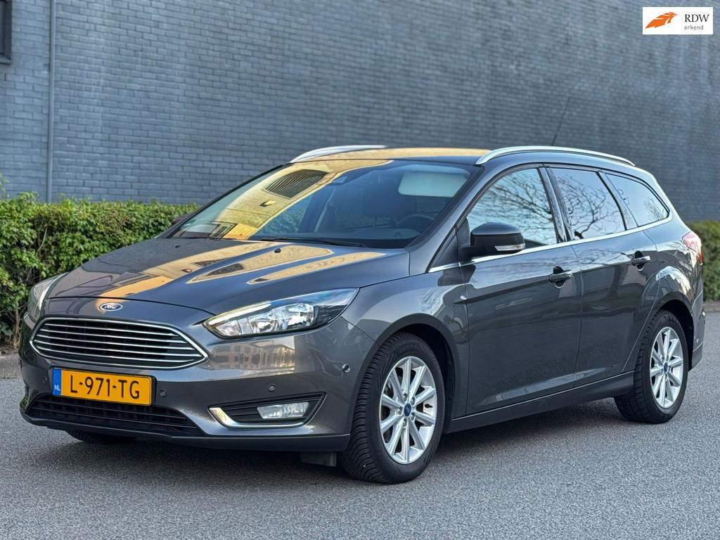Ford Focus Wagon 1.0 Titanium, Auto's, Start-stop-systeem, 125 pk, Gebruikt, Euro 6