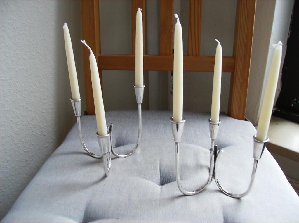 KANDELAARS, CHRISTIAAN F ANDERSEN DENMARK,  GESIG, Antiek en Kunst, Ophalen of Verzenden, Overige materialen