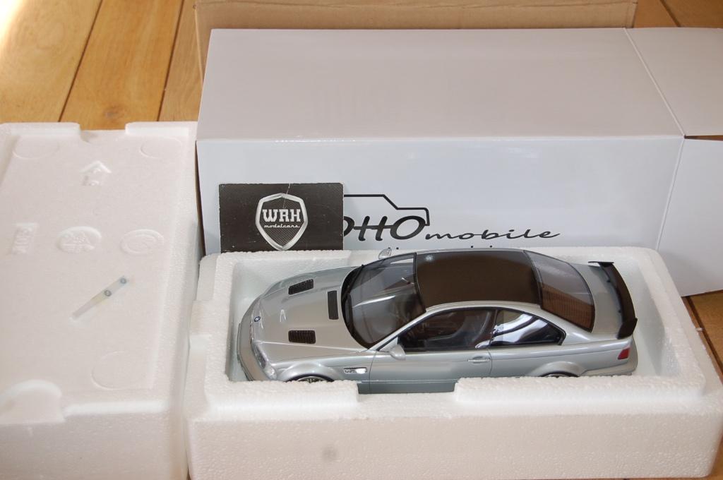 1:18 BMW M3 E46 GTR STREET silver Otto mobile OT1128 WRH, Hobby en Vrije tijd, Modelauto's | 1:18, Verzenden, Zo goed als nieuw