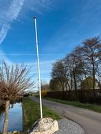 2 vlaggenmasten 7 meter hoog, Ophalen, Gebruikt