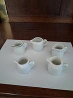 5 Vintage Mosa melkkannetjes - 1 met streepje, 4 effen, Ophalen of Verzenden