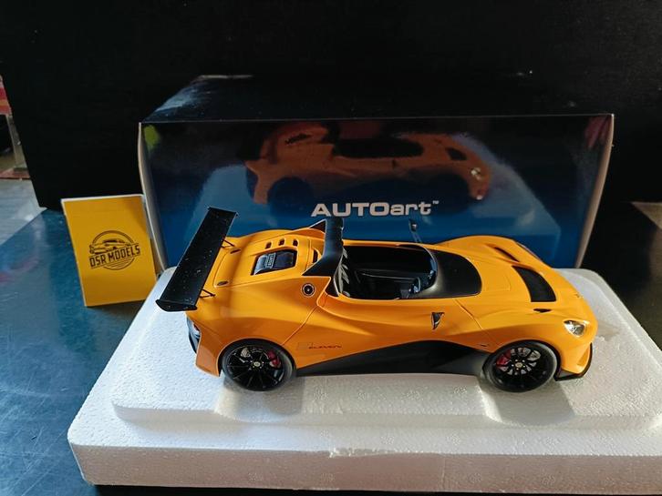 1:18 Lotus 3-Eleven yellow, Hobby en Vrije tijd, Modelauto's | 1:18, Nieuw, Auto, Autoart, Ophalen of Verzenden