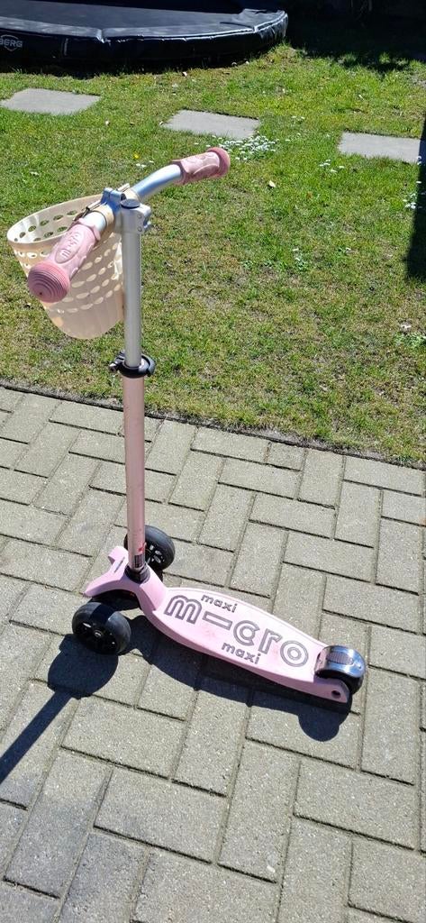 Maxi Micro Step Roze - Zo goed als nieuw, Fietsen en Brommers, Steps, Ophalen, Zo goed als nieuw, Gewone step, Micro