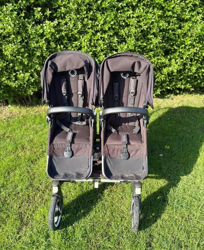 Bugaboo Donkey Duo zwart (compleet), Ophalen, Gebruikt, Bugaboo, Combiwagen